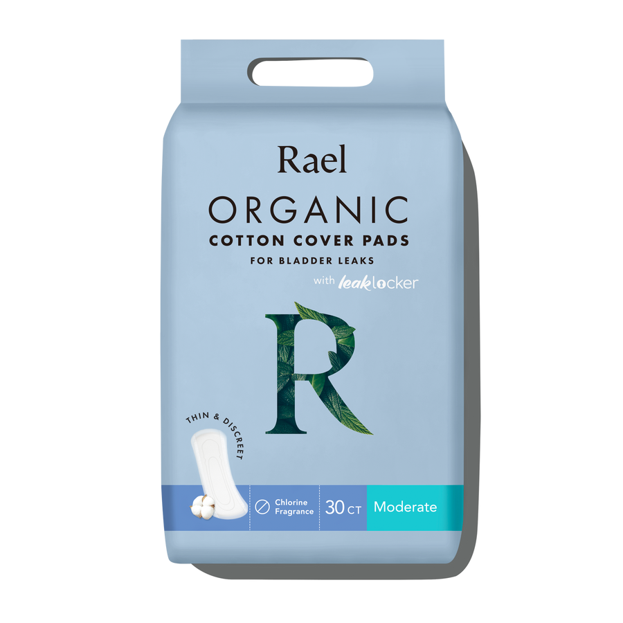 Moderate Organic Cotton Cover Incontinence Pads | G3046JF5